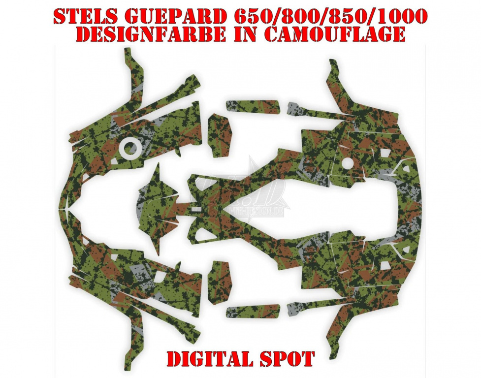 Digital Spot Camouflage für Stels Guepard 650/800/850/1000